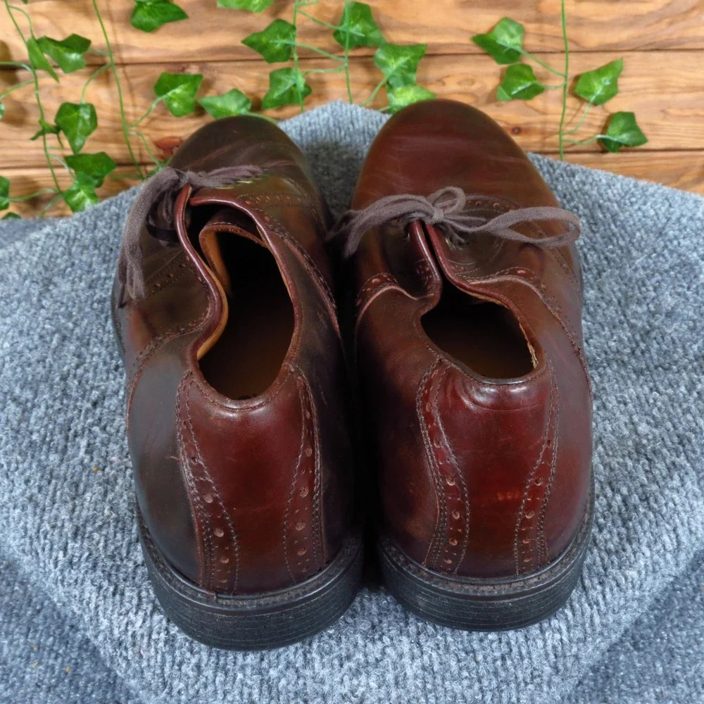 Johnston Murphy XC4 Mens Saddle Oxford Shoes Size 14 Brown Leather Lace Up Dress